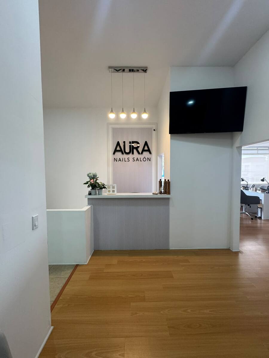 Recepción de Aura Nails Salon